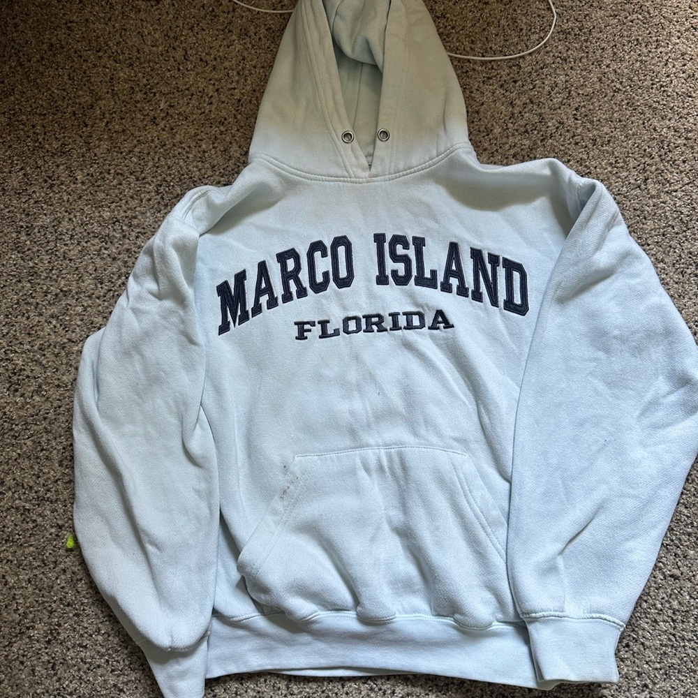 Marco Island Florida Hoodie - Light Blue